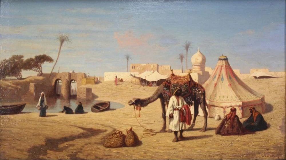 Accampamento nel deserto